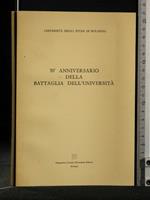 30° Anniversario Della Battaglia Dell' Università