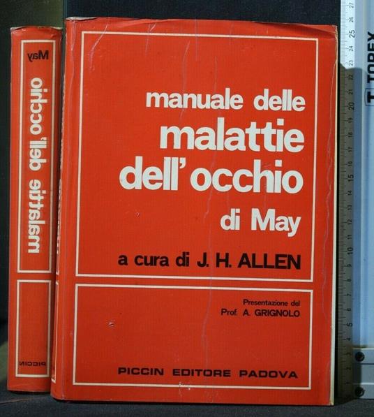 Manuale Delle Malattie Dell'Occhio di May - copertina
