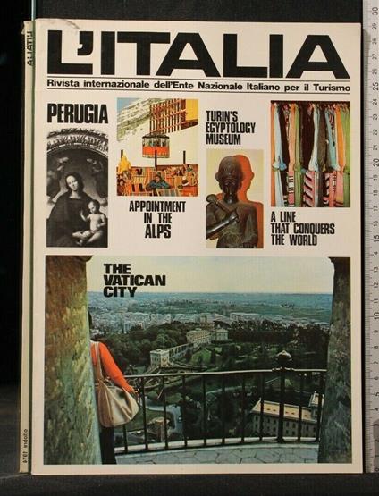 L' Italia Ottobre 1974 Rivista Internazionale Dell' Ente Nazionale - copertina