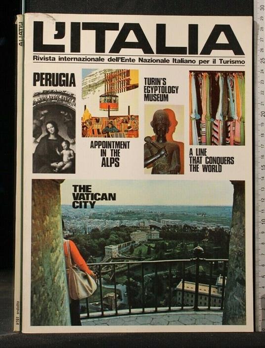 L' Italia Ottobre 1974 Rivista Internazionale Dell' Ente Nazionale - copertina