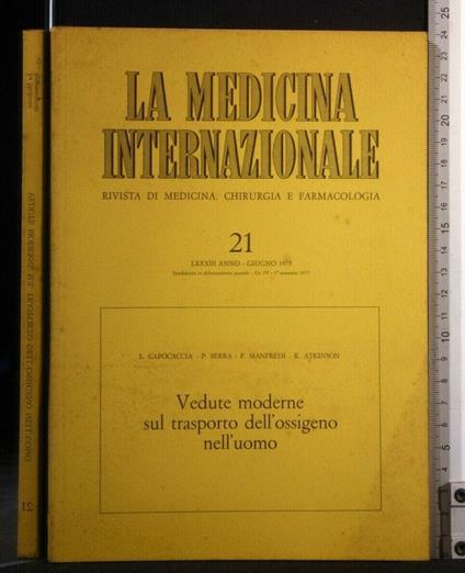La Medicina Internazionale Vedute Moderne Sul Trasporto - copertina