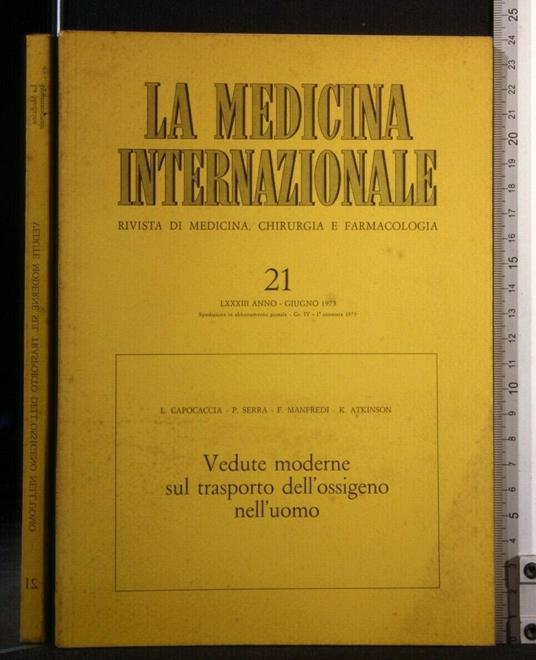 La Medicina Internazionale Vedute Moderne Sul Trasporto - copertina