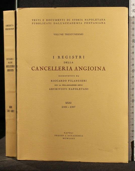 I Registri Della Cancelleria Angioina Vol 31 - copertina