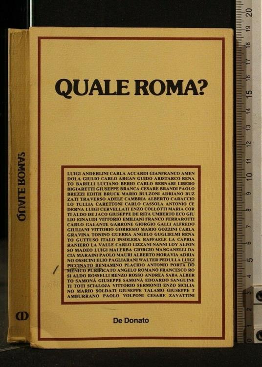 Quale Roma? - copertina