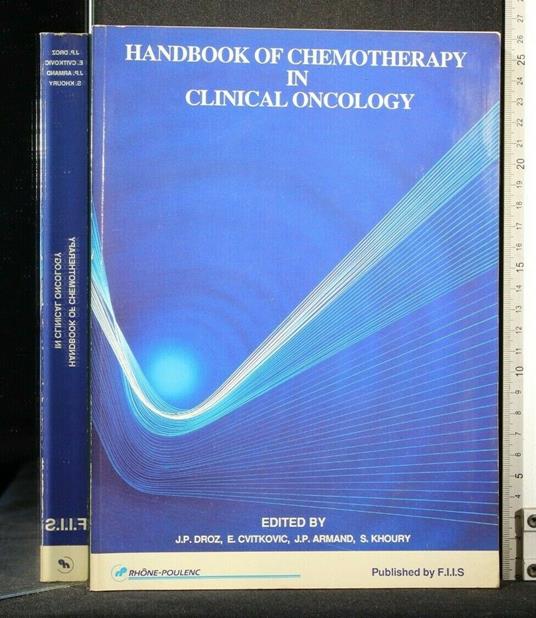Handbook Of Chemotheray in Clinical Oncology - copertina
