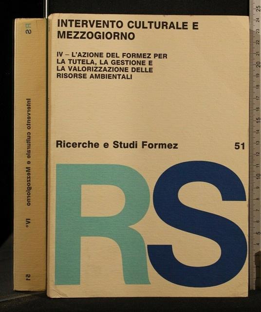 Intervento Culturale e Mezzogiorno Volume Iv - copertina