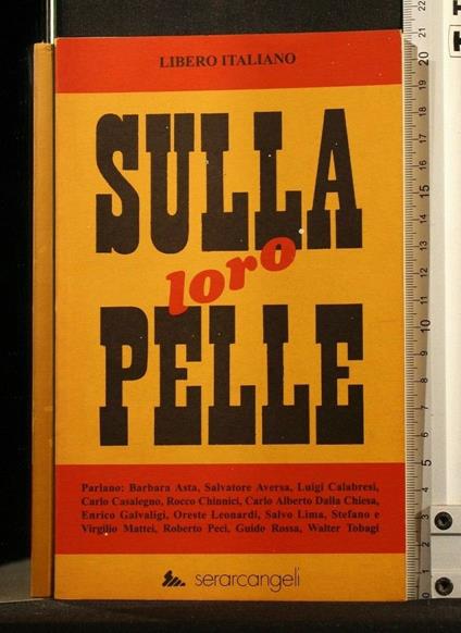 Sulla Loro Pelle - copertina