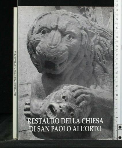 Restauro Della Chiesa di San Paolo All'Orto - copertina