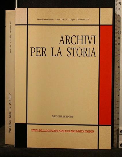 Archivi per La Storia Anno Xvi N 2 - copertina