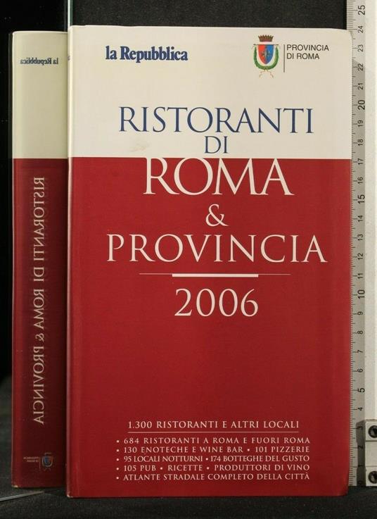 Ristoranti di Roma & Provincia 2006 - copertina