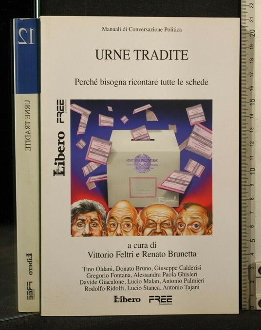 Manuali di Coversazione Politica 12 Urne Tradite - copertina