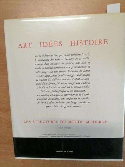 Nello Ponente - Les Structures Du Monde Moderne 1965 Skira + Cofanetto - Nello Ponente - copertina