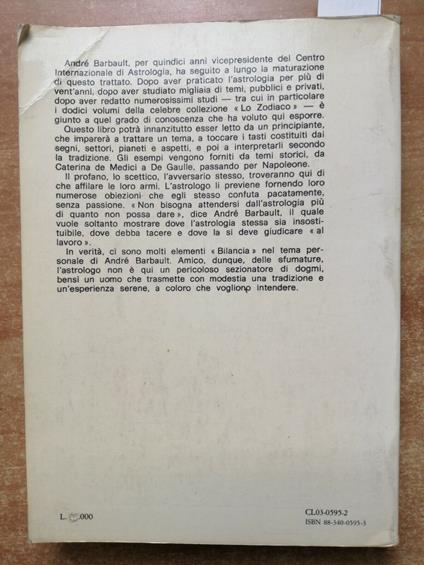 Trattato Pratico Di Astrologia - Andrè Barbault - Astrolabio - 1979 - - André Barbault - copertina