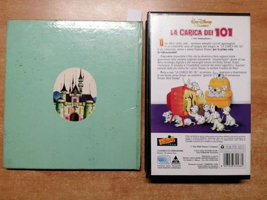Libro + Vhs La Carica Dei 101 Walt Disney 1Ed. Mondadori 1961 - Walt Disney - copertina