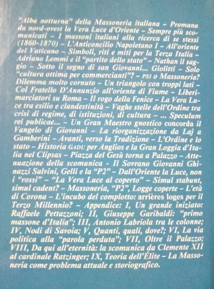 Storia Della Massoneria Italiana Dalle Origini Ai Giorni Nostri 1992 Mola - Aldo A. Mola - copertina