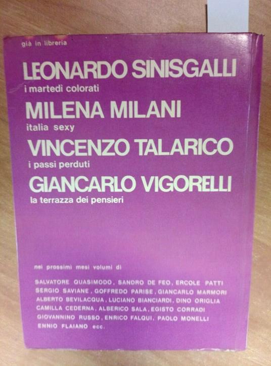 Giancarlo Vigorelli - La Terrazza Dei Pensieri 365 Immordino 1967 1Ed. - Giancarlo Vigorelli - copertina