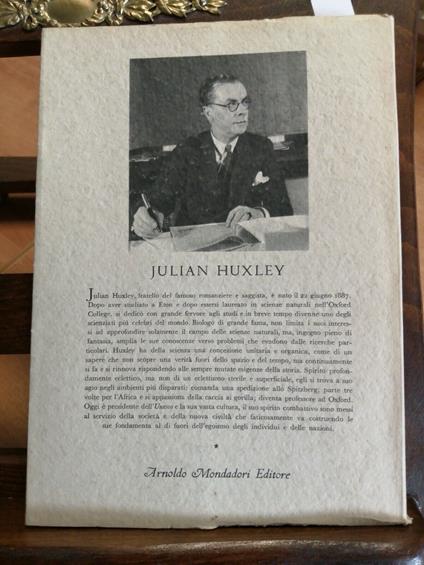Tempo Di Rivoluzione - Julian Huxley 1949 Mondadori 1Ed. - Julian S. Huxley - copertina