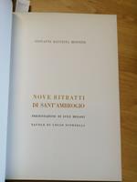 Giovanni Battista Montini - Nove Ritratti Di S. Ambrogio 1974 Scorzelli