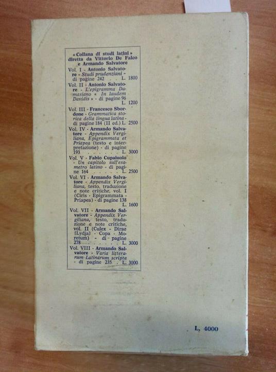 Armando Salvatore - Studi Catulliani - Libreria Scientifica Editrice - Armando Salvatore - copertina