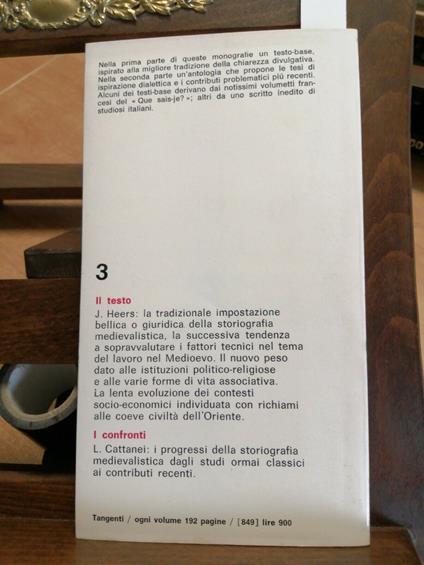 Jacques Heers - Il Lavoro Nel Medioevo 1973 D'Anna Borghesia Capitalismo - Jacques Heers - copertina