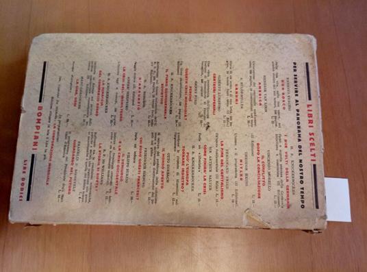 Franklin D. Roosevelt - Guardando Nel Futuro 1933 Bompiani - Franklin D. Roosevelt - copertina