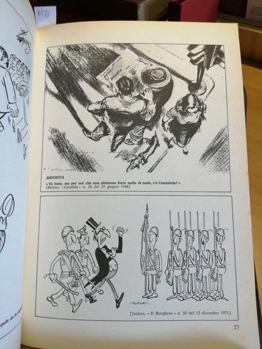 Repubblica 'Ridens' - Il Borghese 1974 Satira Politica Umorismo Vignette - Mario Tedeschi - copertina