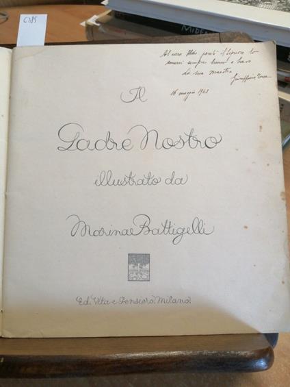 Il Padre Nostro Illustrato Da Marina Battigelli 1936 Vita E Pensiero - Martina Battistelli - copertina