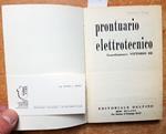 Prontuario Elettrotecnico - Vittorio Re - 1966 - Editoriale Delfino