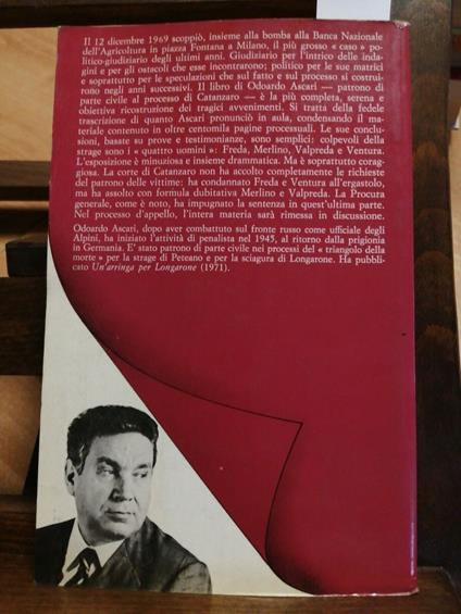 Accusa: Reato Di Strage - La Storia Di Piazza Fontana 1979 Odoardo Ascari - Edoardo Ascari - copertina