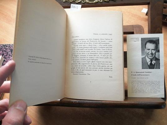 P.A. Quarantotti Gambini - L'Onda Dell'Incrociatore 1959 Coralli(5486G - Pier Antonio Quarantotti Gambini - copertina