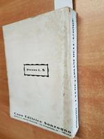 Pitigrilli - I Vegetariani Dell'Amore - Romanzo Sonzogno 1931 -