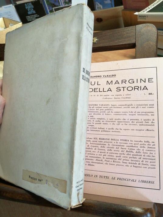 Sul Margine Della Storia - Alessandro Varaldo - Ceschina - 1944 - - Alessandro Varaldo - copertina
