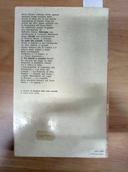 Tra Littorio E Svastica - Perotti 1970 La Nuova Italia 1 Ed. - 397 - Berto Perotti - copertina