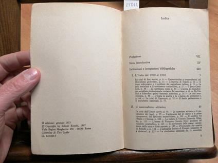 Enzo Santarelli Storia Del Fascismo I - La Crisi Liberale 1973 Ed. Riuniti( - Enzo Santarelli - copertina