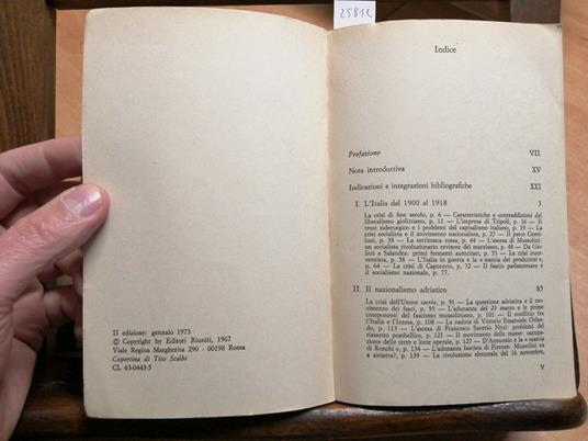 Enzo Santarelli Storia Del Fascismo I - La Crisi Liberale 1973 Ed. Riuniti( - Enzo Santarelli - copertina