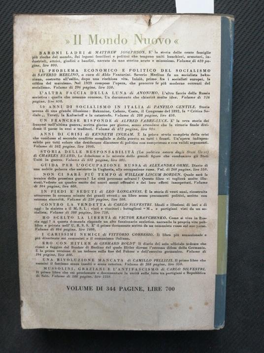 I Carissimi Nemici - Vittorio Gorresio - Longanesi 1949 Politica Comunismo( - Vittorio Gorresio - copertina