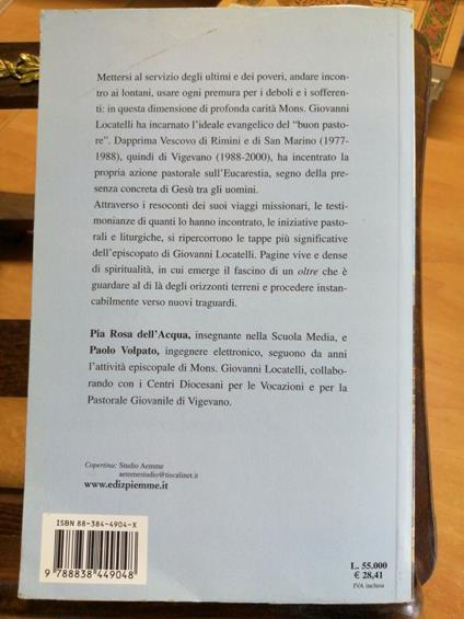 Giovanni Locatelli - Il Fascino Delloltre 2000 Piemme 1Ed. - Vigevano - - Giovanni Locatelli - copertina