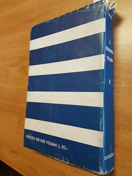Il Risorgimento Italiano - Ernesto Masi - 1938 - Sansoni - Volume 2 - - Ernesto Masi - copertina