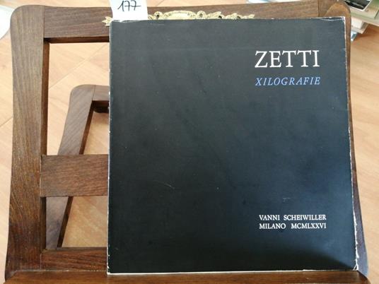 Italo Zetti - Xilografie - 1976 - Scheiwiller - Alberto Longatti - - copertina