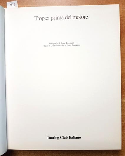 Tropici Prima Del Motore - copertina