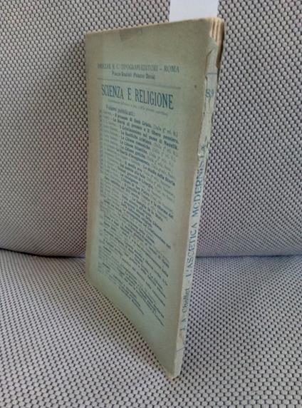 L' Ascetica Modernista - J. A. Chollet 1912 Desclee Roma - copertina