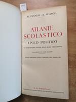 Pennesi, Almagia Atlante Scolastico Fisico Politico 1952 Paravia 52 Tavole(