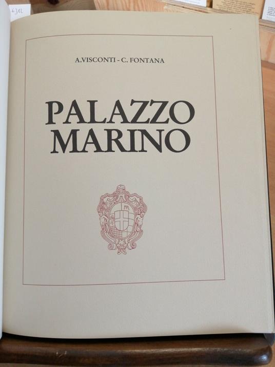 Visconti/Fontana - Palazzo Marino 1977 Ed.Comune Di Milano + Cofanetto - copertina
