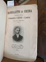 Manualetto Di Cucina Offerto Dalla Compagnia Liebig Londra - Primi '900