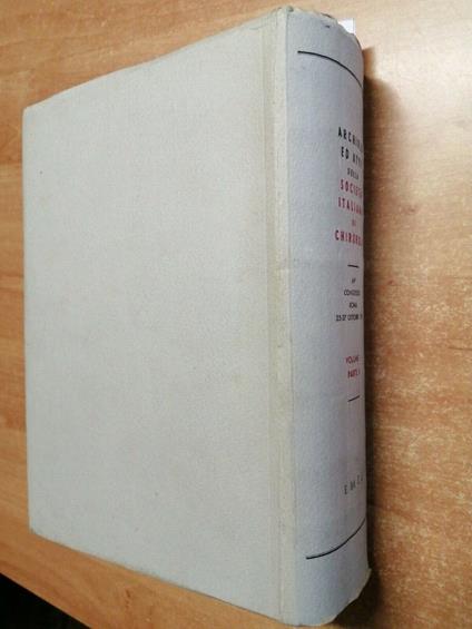 Archivio Ed Atti Della Societë Italiana Di Chirurgia 1580 Pagine Bendandi - copertina