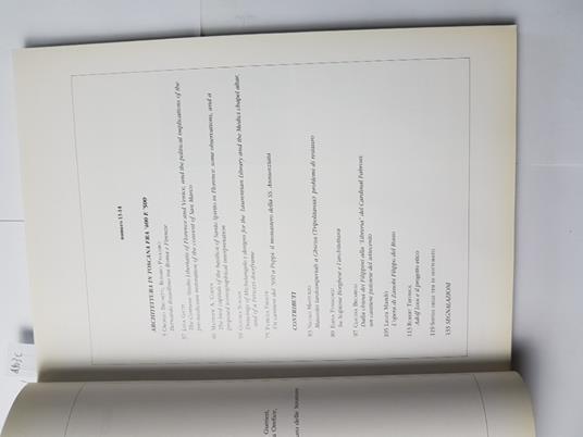 Architettura In Toscana Tra '400 E '500 Quaderni Di Storia Dell'Architettura - copertina
