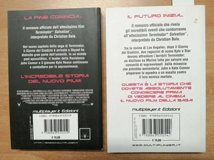 Lotto 2 Terminator Salvation - Vol. 1 + 2 Dalle Ceneri 2009(1631) Mult - copertina