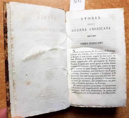 Storia Della Guerra Della Indipendenza Degli Stati Uniti D'America Vi 1835 Bott - copertina