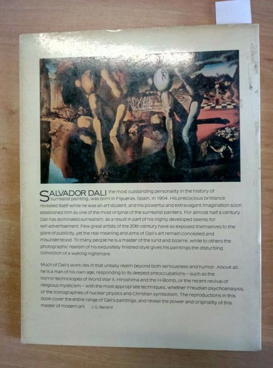 Dali With An Itroduction By J.Ballard 1974 +Ex Libris China Su Cartoncino - copertina