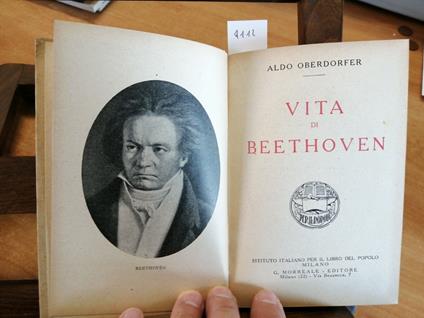 Vita Di Beethoven - Oberdorfer Aldo - 1923 - Morreale - - Aldo Oberdorfer - copertina